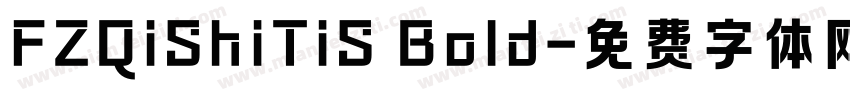FZQiShiTiS Bold字体转换